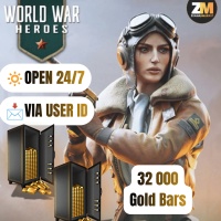 ‎[GOLD] War War Heroes (VVVVH WW II) — 32000 Gold Bars (Required account level 1+) — Fast Delivery — Open 24/7 — Via UID by ZeanaBMarket