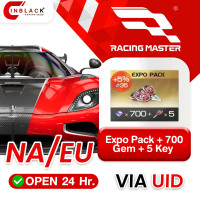 Racing Master (NA/EU) -  Expo Pack + 700 Gem + 5 Key - Top up UID by Inblackm open 24 hr.