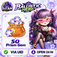 Ballistic Hero VNG (SEA) - 50 Prism Gem - Open 24 hr - UID