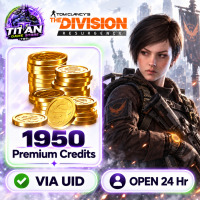 The Division Resurgence (GL) - 1950 Premium Credits - Open 24 hr - UID