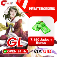 Infinite Borders (GL) - 7150 Jades + Bonus 99.99$ Top up UID By Inblack Open 24 hr.