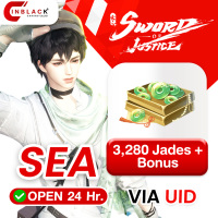 Sword of Justice (SEA) - 3280 Jades + Bonus - 49.99$ Top up UID By Inblackm Open 24 hr.