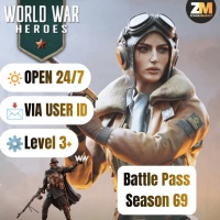 ‎[BATTLE PASS] War War Heroes (VVVVH WW II) — Battle Pass Season 69 (Required Level 3+) — Fast Delivery — Open 24/7 — Via UID by ZeanaBMarket ‎