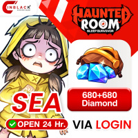 Haunted Room: Sleep Survivor (SEA) - 680+680 Diamond (First Time Limit) 10.99$ Top up Web Shop LOGIN By Inblackm Open 24 hr.