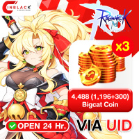 RO ETERNAL(SEA) - 4488 (1196+300) X 3 Bigcat Coin 539.99$ Top up UID by Inblackm open 24 hr.