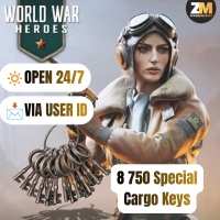 ‎[KEYS] War War Heroes (VVVVH WW II) — 8750 Special Cargo Keys (Any Level) — Fast Delivery — Open 24/7 — Via UID by ZeanaBMarket ‎
