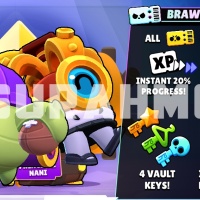 Brawl Stars - Brawl Pass Plus $13 (LOGIN METHOD) **Need Email & Verification Code to login**