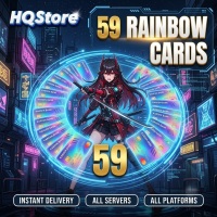 [Instant] Punishing: Gray Raven – 59 Rainbow Cards (IOS/Android) (Only UID & Server is Needed)