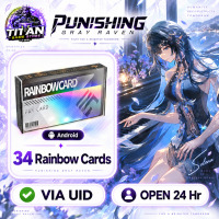 Punishing: Gray Raven {Android} - 34 Rainbow Cards - FAST DELIVERY-Open 24 hr - UID