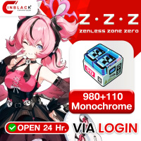 Zenless Zone Zero - 980+110 Monochrome - 14.99$ Top up Via LOGIN By Inblack Open 24 hr.
