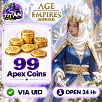[FOR ALL ID] Age of Empires Mobile (GL) - 99 Apex Coins - Fast Delivery-Open 24 hr - UID