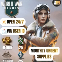 [SUPPLIES] War War Heroes (VVVVH WW II) —  Monthly Urgent Front Lines Supplies (Any Level) — Fast Delivery — Open 24/7 — Via UID by ZeanaBMarket