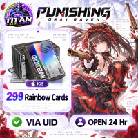 Punishing: Gray Raven {IOS} - 299 Rainbow Cards - FAST DELIVERY-Open 24 hr - UID