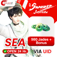 Sword of Justice (SEA) - 980 Jades + Bonus - 15.49$ Top up UID By Inblackm Open 24 hr.