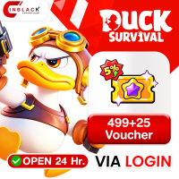 Duck Suvival - 499+25 Voucher 4.99$ Top up Official LOGIN By Inblackm Open 24 hr.