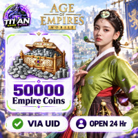 [FOR ALL ID] Age of Empires Mobile (GL) - 50000 Empire Coins - Fast Delivery-Open 24 hr - UID