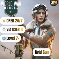 [ACTIVE SKILLS] War War Heroes (VVVVH WW II) — Acid Gun (Level 3+) — Fast Delivery — Open 24/7 — Via UID by ZeanaBMarket
