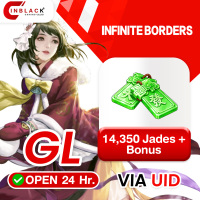 Infinite Borders (GL) - 14350 Jades + Bonus 199.99$ Top up UID By Inblack Open 24 hr.