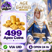 [FOR ALL ID] Age of Empires Mobile (GL) - 499 Apex Coins - Fast Delivery-Open 24 hr - UID