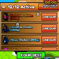 Steal a Chicken | Black Hole Chicken (349KG) INSANE RADIANT