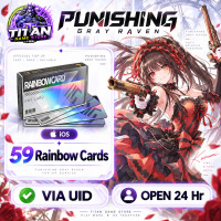 Punishing: Gray Raven {IOS} - 59 Rainbow Cards - FAST DELIVERY-Open 24 hr - UID