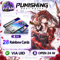 Punishing: Gray Raven {IOS} - 28 Rainbow Cards - FAST DELIVERY-Open 24 hr - UID