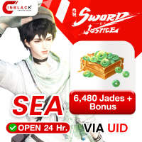 Sword of Justice (SEA) - 6480 Jades + Bonus - 99.99$ Top up UID By Inblackm Open 24 hr.