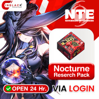 Neverness to Everness - NTE - Nocturne Reserch Pack	 14.99$ Top up Via LOGIN By Inblackm Open 24 hr.