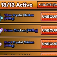 Steal a Chicken | Shard Crystal Chicken (449KG) INSANE! CRYSTAL