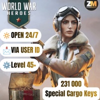‎[KEYS] War War Heroes (VVVVH WW II) — 231000 Special Cargo Keys (Level 45+) — Fast Delivery — Open 24/7 — Via UID by ZeanaBMarket ‎