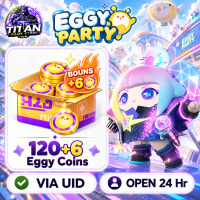 Eggy Party (GL) - 126 (120 + 6) Eggy Coins - Fast Delivery - Open 24 hr - UID