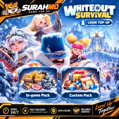⚠️ Whiteout Survival - Top Up (LOGIN METHOD) | GOOGLE / FACEBOOK LOGIN REQUIRED ⚠️