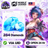 Mobile Legends: Bang Bang (MY) - 284 Diamonds - Fast Delivery - Open 24 hr - UID
