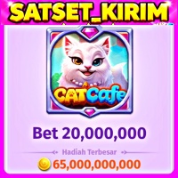 Cat Cafe (Free Spin) - Kartu Platinum - Bet 20M = Maks Win 65B✓ HDI/HGI