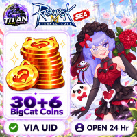 Ragnarok M: Eternal Love (SEA) - 30 + 6 Big Cat Coins - Fast Delivery - Open 24 hr - UID