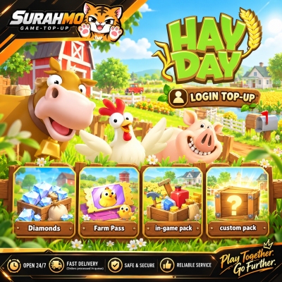 ⚠️ Hay Day - Top Up (LOGIN METHOD) | SUPERCELL ID + VERIFICATION CODE REQUIRED ⚠️