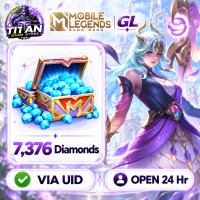 Mobile Legends: Bang Bang (GL) - 7376 Diamonds - Fast Delivery - Open 24 hr - UID