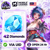 Mobile Legends: Bang Bang (MY) - 42 Diamonds - Fast Delivery - Open 24 hr - UID