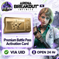 Arena Breakout: Infinite (PC) - Premium Battle Pass Activation Card - Fast Delivery - Open 24 hr - UID