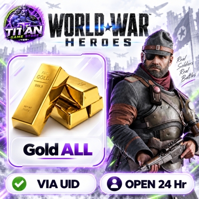 Gold ALL - War War Heroes (VVVVH WW II) - VIA UID -⚡️Fast Delivery