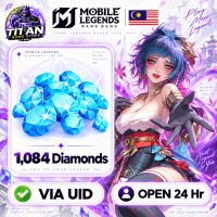 Mobile Legends: Bang Bang (MY) - 1084 Diamonds - Fast Delivery - Open 24 hr - UID