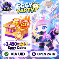 Eggy Party (GL) - 3873 (3450 + 423) Eggy Coins - Fast Delivery - Open 24 hr - UID