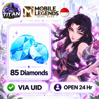 Mobile Legends: Bang Bang (ID) - 85 Diamonds - Fast Delivery - Open 24 hr - UID