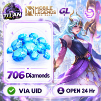 Mobile Legends: Bang Bang (GL) - 706 Diamonds - Fast Delivery - Open 24 hr - UID