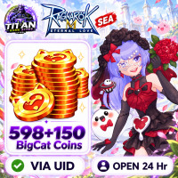 Ragnarok M: Eternal Love (SEA) - 598 + 150 Big Cat Coins - Fast Delivery - Open 24 hr - UID