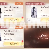 Love and Deepspace - All 3 rerun outfits $4.5 (LOGIN METHOD) **Need Account & Password to login**