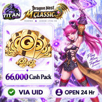 Dragon Nest M: Classic (SEA) - 60000 + 6000 Cash Pack - Open 24 hr - UID