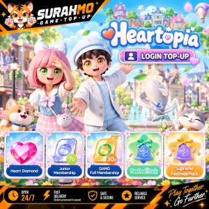 ⚠️ Heartopia - Top Up (LOGIN METHOD) | GOOGLE / FACEBOOK LOGIN REQUIRED ⚠️