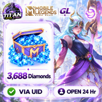 Mobile Legends: Bang Bang (GL) - 3688 Diamonds - Fast Delivery - Open 24 hr - UID