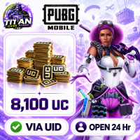 Pubg M Top Up PUBG Mobile (Global) - 8100 UC - FAST DELIVERY - Open 24 hr - UID